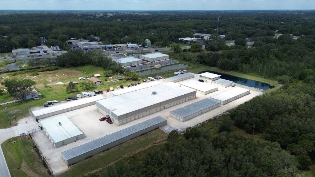 Aerial daytime view of the AAA American Storage property in Groveland, Florida