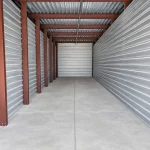 Inside one of our drive-up storage units